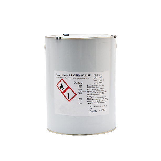 5 Ltr Tin Grey QAD Brush Spray Primer