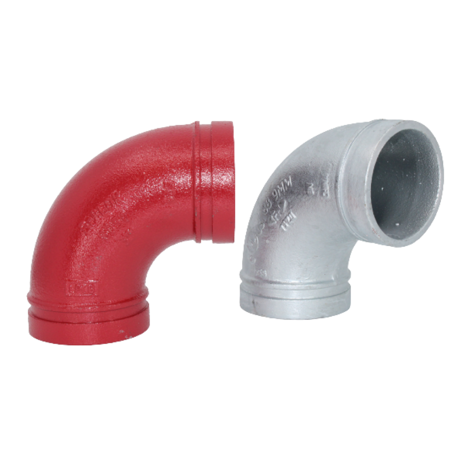90 Deg Grooved GR8LOK 8050 Elbows