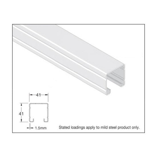 Unistrut Plain Light Gauge Channel