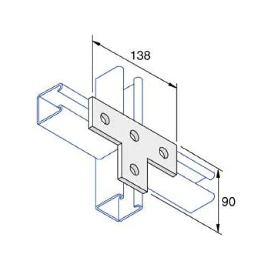 Flat Tee Brackets