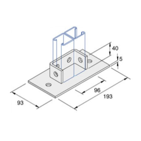 82mm Double Baseplate