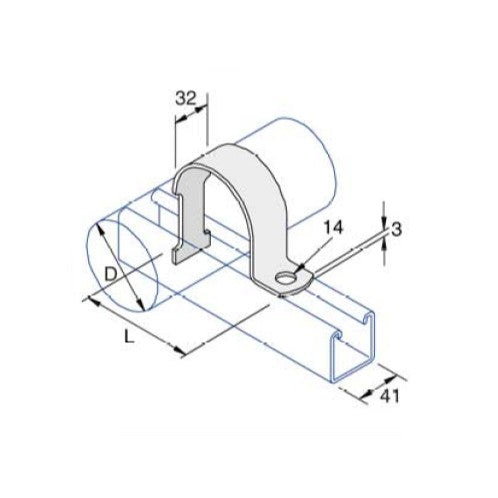Unistrut SS2 Clamps